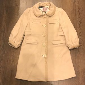 Juicy Couture Cream Coat • large • GREAT condition